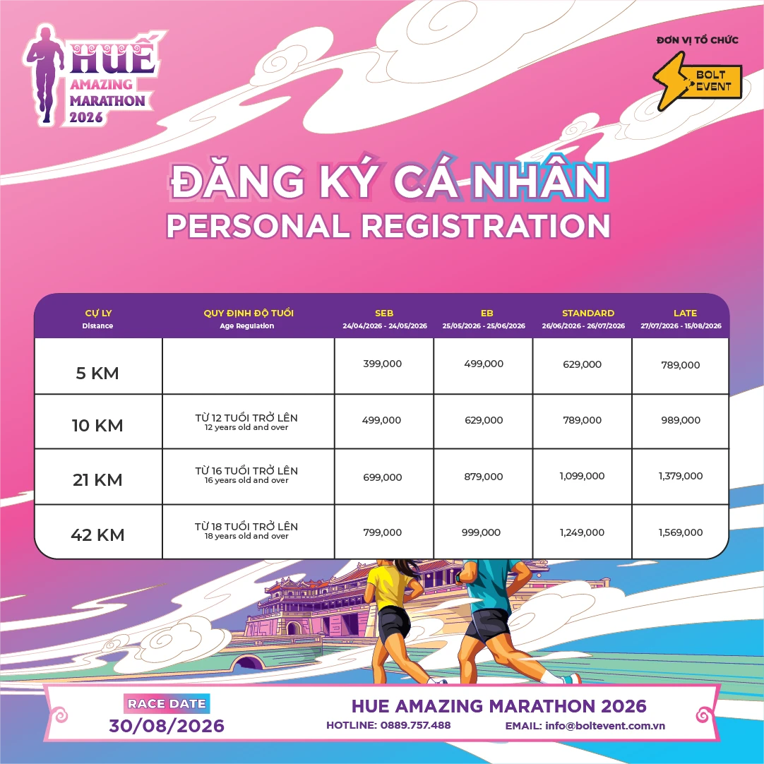 Huế Amazing Marathon 2026